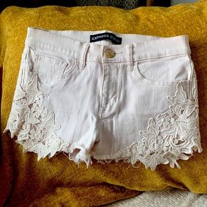 Express jean shorts